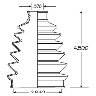 EMPI® - CV Joint Boot Kit