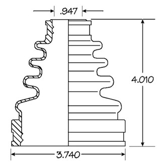 EMPI® - CV Joint Boot Kit