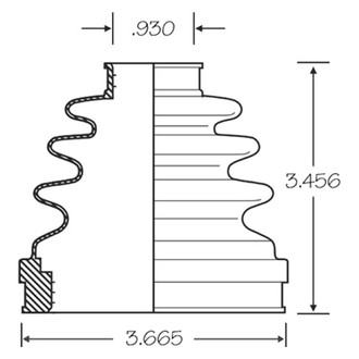 EMPI® - CV Joint Boot Kit