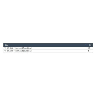 Enginetech® - Cylinder Head Bolt Set