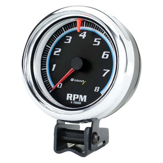 Equus® - 6000 Series 2-1/2" Tachometer, Chrome, 8000 RPM