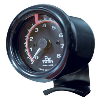 Equus® - 6000 Series 2-1/2" Tachometer, Black, 8000 RPM