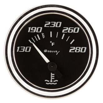 Equus® - 7000 Series 2" Mechanical Water Temperature Gauge, 130-280 F