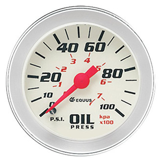 Equus® - 8000 Series Oil Pressure Gauges, 100 PSI