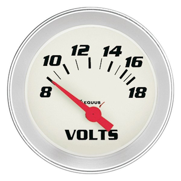Equus® - 8000 Series 2" Electrical Voltmeter Gauge, 8-18 V