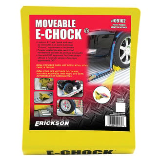 Erickson® - E-Track Wheel Chock for Automobiles