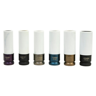 ESCO® - 6-piece Impact Sockets Set