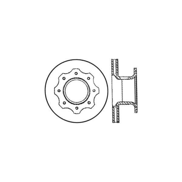 Euclid® - U-Shape Hydraulic Brake Rotor
