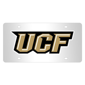 Eurosport Daytona® - NCAA Polished License Plate with Central Florida Knights