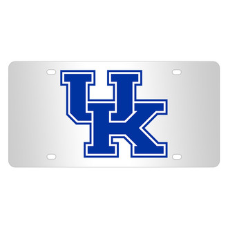 Eurosport Daytona® - NCAA Polished License Plate with Kentucky Wildcats