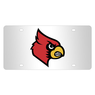 Eurosport Daytona® - NCAA Polished License Plate with Louisville Cardinals