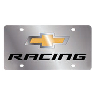 Eurosport Daytona® - GM License Plate with Racing Logo and Chevrolet Emblem