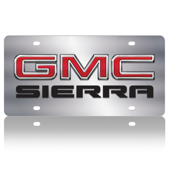 Eurosport Daytona® - GM License Plate with Style 2 GMC Sierra New Logo
