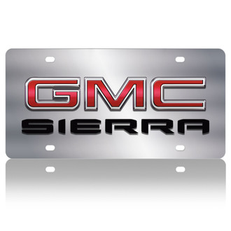 Eurosport Daytona® - GM License Plate with Style 3 GMC Sierra New Logo