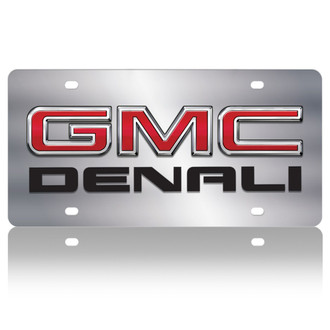 Eurosport Daytona® - GM License Plate with Style 2 GMC Denali New Logo