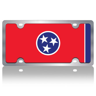 Eurosport Daytona® - Flags Style License Plate with Tennessee