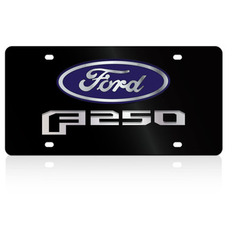 Eurosport Daytona® - Ford Motor Company License Plate with Ford Emblem with Style 2 F-250 New Logo