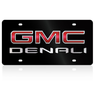 Eurosport Daytona® - GM License Plate with Style 3 GMC Denali New Logo