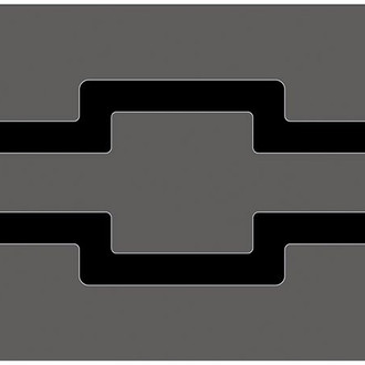 Eurosport Daytona® - GM Black License Plate with Black Chevrolet Emblem