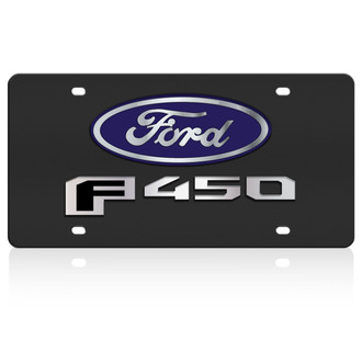 Eurosport Daytona® - Ford Motor Company License Plate with F-450 Logo and Ford Emblem