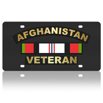 Eurosport Daytona® - LSN License Plate with Afghanistan War Veteran Logo