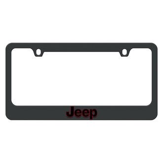 Eurosport Daytona® - MOPAR 2-Hole License Plate Frame with Jeep Logo