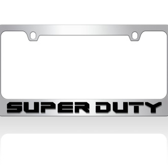 Eurosport Daytona® - Ford Motor Company 2-Hole License Plate Frame with Super Duty New Logo