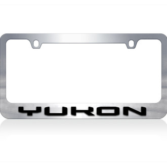 Eurosport Daytona® - GM 2-Hole License Plate Frame with GMC Yukon Logo