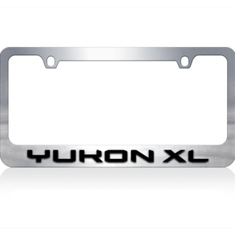 Eurosport Daytona® - GM 2-Hole License Plate Frame with GMC Yukon XL Logo