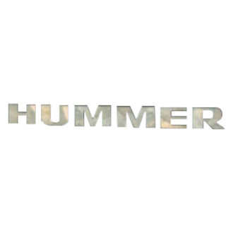 Eurosport Daytona® - "Hummer" Ultra Chrome Front Bumper Lettering
