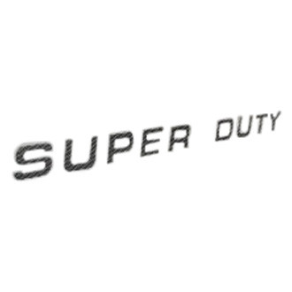 Eurosport Daytona® - "Super Duty" Carbon Fiber Tailgate Lettering