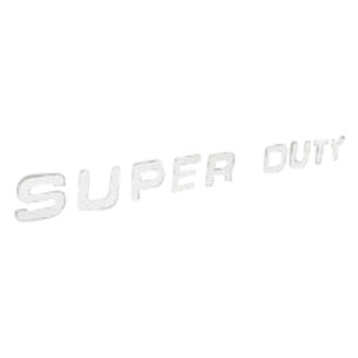 Eurosport Daytona® - "Super Duty" White Tailgate Lettering