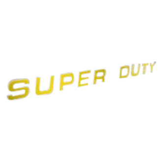 Eurosport Daytona® - "Super Duty" Gloss Yellow Tailgate Lettering
