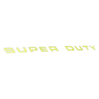 Eurosport Daytona® - "Super Duty" Gloss Yellow Hood Lettering