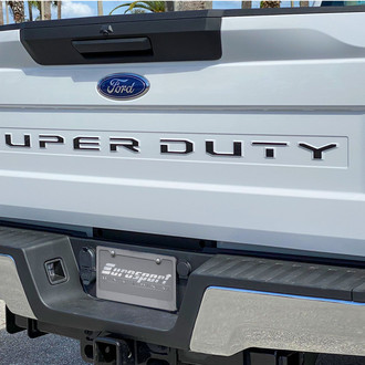 Eurosport Daytona® - "Super Duty" Black Rear Bumper Lettering
