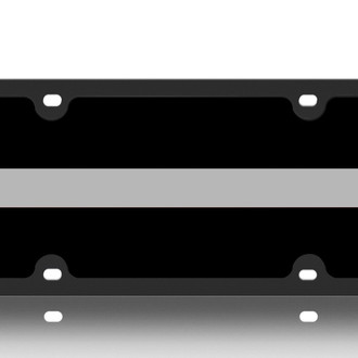 Eurosport Daytona® - LSN Polished License Plate with Correctional Officers Logo
