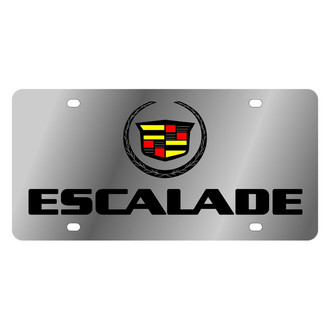 Eurosport Daytona® - GM License Plate with Escalade Logo and Cadillac Emblem