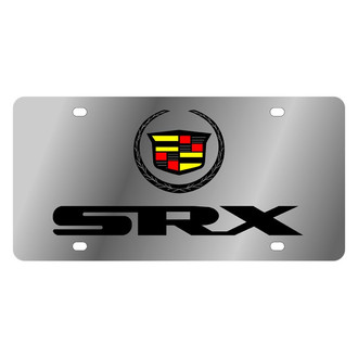 Eurosport Daytona® - GM License Plate with SRX Logo and Cadillac Emblem