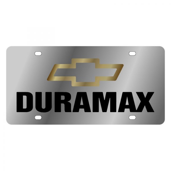 Eurosport Daytona® - GM License Plate with Duramax Logo and Chevrolet Emblem