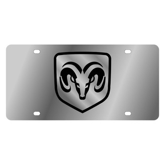 Eurosport Daytona® - MOPAR License Plate with Dodge Ram Framed Emblem