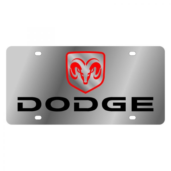 Eurosport Daytona® - MOPAR License Plate with Dodge Logo and Emblem