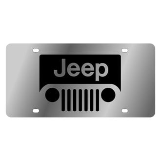 Eurosport Daytona® - MOPAR License Plate with New Jeep Grill Logo