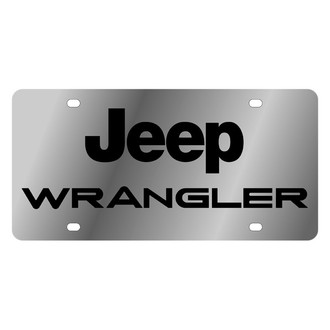 Eurosport Daytona® - MOPAR License Plate with Wrangler Logo