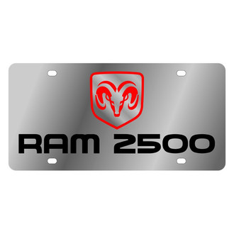 Eurosport Daytona® - MOPAR License Plate with Ram 2500 Logo and Dodge Emblem