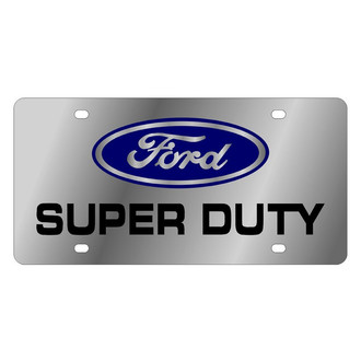 Eurosport Daytona® - Ford Motor Company License Plate with Super Duty Logo and Ford Emblem