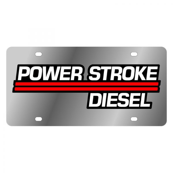 Eurosport Daytona® - Ford Motor Company License Plate with Power Stroke Diesel Logo
