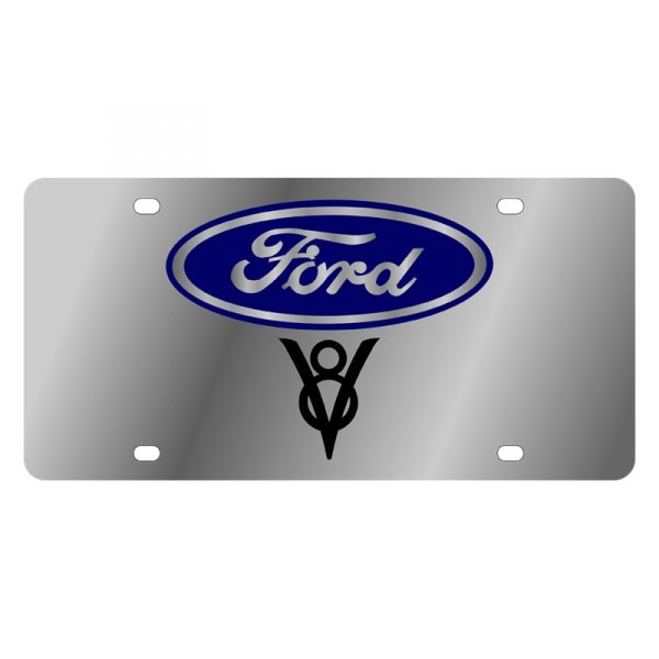 Eurosport Daytona® - Ford Motor Company License Plate with V8 Logo and Ford Emblem