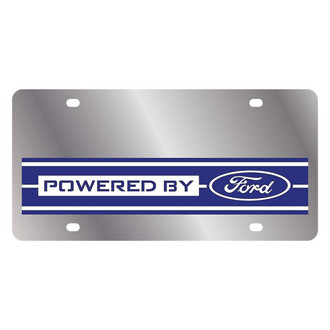 Eurosport Daytona® - Ford Motor Company Polished License Plate with Powered by Ford Logo