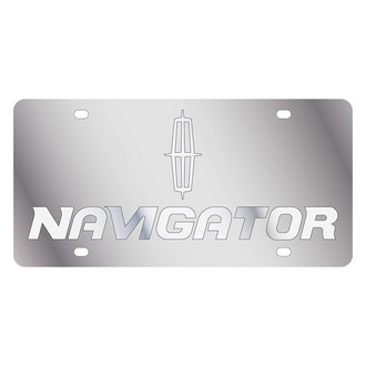 Eurosport Daytona® - Ford Motor Company License Plate with Navigator New Logo and Lincoln Emblem