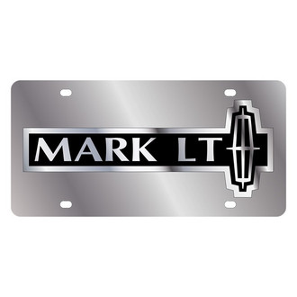 Eurosport Daytona® - Ford Motor Company Polished License Plate with Black Lincoln LT Logo